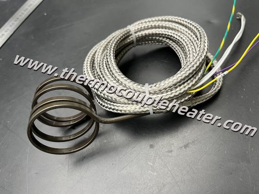 Elementos calefactores personalizados para sistemas de colada caliente para moldeo por inyección industrial.