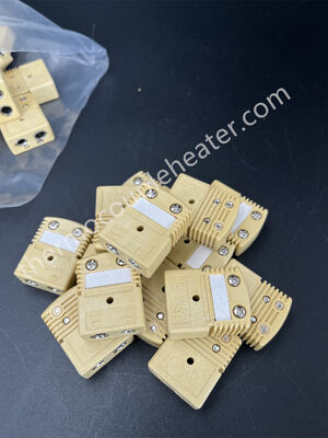 Conector industrial de termopar tipo K para alta temperatura 260C