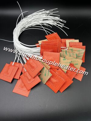 Almohadilla calefactora de caucho de silicona de material premium de tamaño personalizado con termostato incorporado de 105 °C