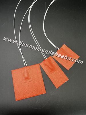 Almohadilla calefactora de caucho de silicona de material premium de tamaño personalizado con termostato incorporado de 105 °C