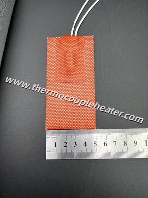 Almohadilla calefactora de caucho de silicona de material premium de tamaño personalizado con termostato incorporado de 105 °C