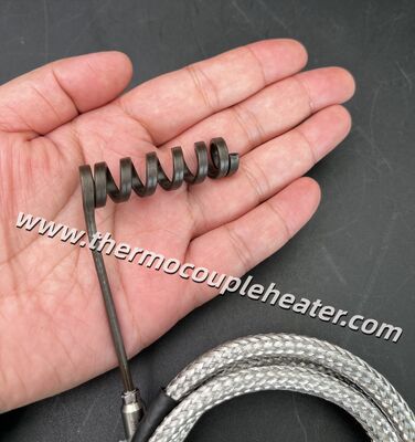 Ultra-Compact Minitubular Coil Heater ID9.5mm Section 3.2x1.8mm For Limited Spaces