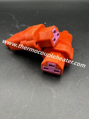 Enchufe hembra de silicona de alta temperatura de 3 pines para calentadores eléctricos industriales