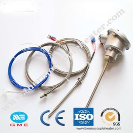 Sensor de termopar acicular de la temperatura Pt100 de la manija de la IDT para el grado 300c