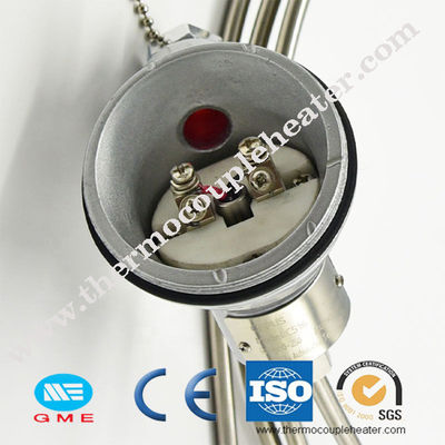 Tipo sensor de la IDT K J del termopar de la armadura de temperatura de la envoltura con la cabeza grande del termopar
