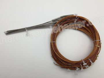 El tipo IDT del CE del termopar de J con 24GA Kapton lleva y transición del metal
