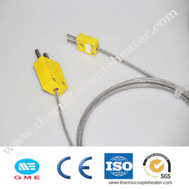 K mecanografía con proteger el cable de la remuneración del alambre de la IDT del termopar para el uso industrial