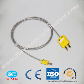 K mecanografía con proteger el cable de la remuneración del alambre de la IDT del termopar para el uso industrial