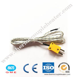 tipo simple aislado mineral termopar de la punta de prueba k del punto del cable con el enchufe