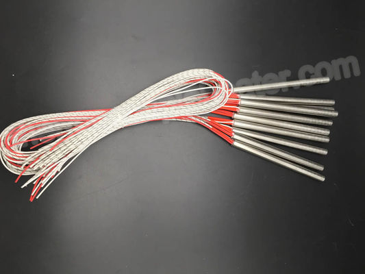 Calentadores del cartucho del diámetro el 12.70MM con las ventajas y el termopar J de la fibra de vidrio