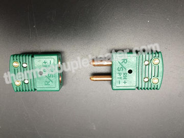 R / S mecanografía a componentes del termopar el Pin plano OMEGA estándar los conectores termoplásticos
