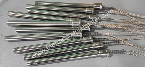 Los SS atornillan el cartucho Heater For Water Heating de la inmersión del enchufe