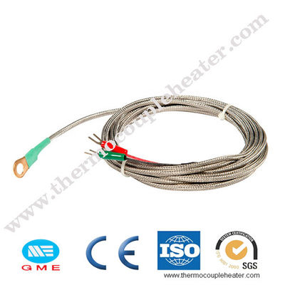 Choque el termopar del estilo del reborde K de la punta de prueba de la prueba SS304