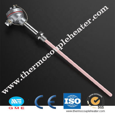 Tipo termopar del rodio del platino de S B R con el tubo de cerámica de la punta de prueba de la protección