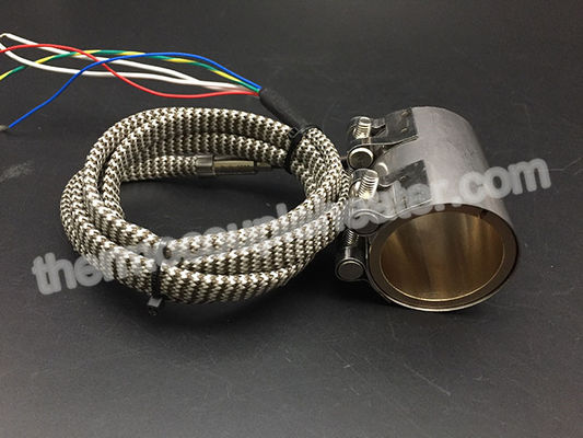 bobina caliente Heater With Stainless Steel Clap del corredor de la base de cobre amarillo 9W/Cm2