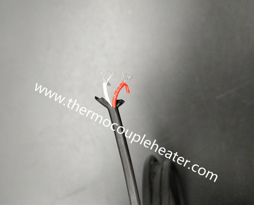 Tipo color del aislamiento del PTFE del ANSI del alambre de la extensión del termopar de J 24AWG