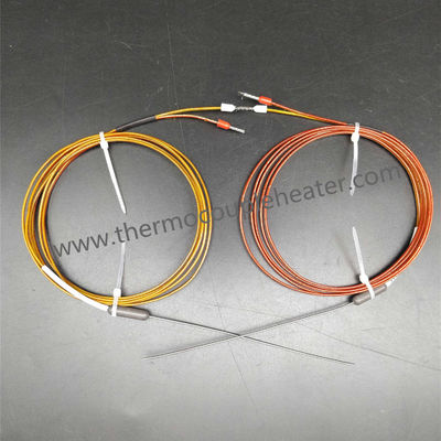 Termopar caliente del sensor de temperatura del corredor con el diámetro 1.0/1.5m m de la punta de prueba