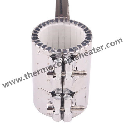 Calentadores de banda de cerámica del alambre de resistencia del nicrom de la envoltura SS304 para la industria plástica