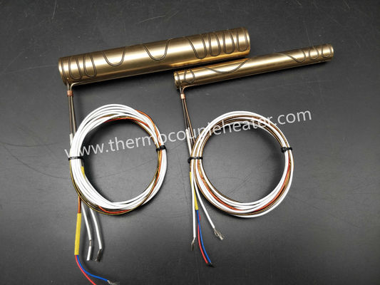 El buje fino clava la bobina de cobre amarillo Heater For Small Installation Space