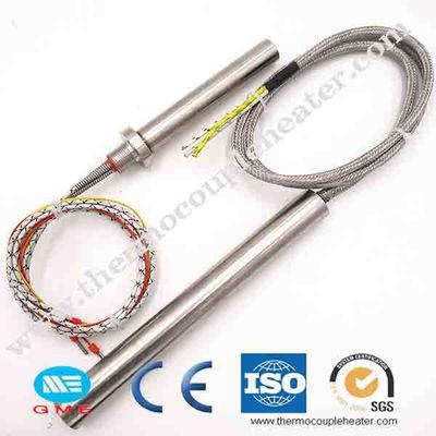 Cartucho Heater With Screw Threaded Fitting de la inmersión del aislamiento del MgO
