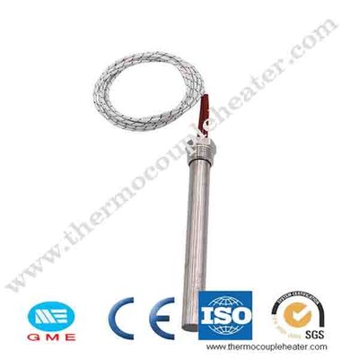 Cartucho Heater With Screw Threaded Fitting de la inmersión del aislamiento del MgO
