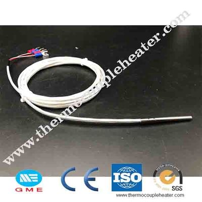 Sensor de temperatura del termopar del alambre IP68 3 PT100