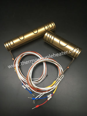 Calentadores de bobina de cobre amarillo del resistor de Microtubular para la industria plástica de la inyección