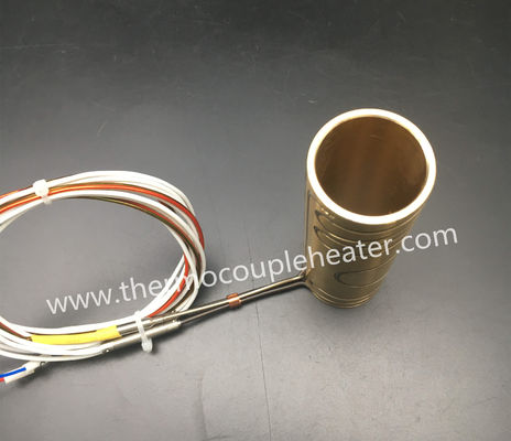 Calentadores de bobina de cobre amarillo del resistor de Microtubular para la industria plástica de la inyección