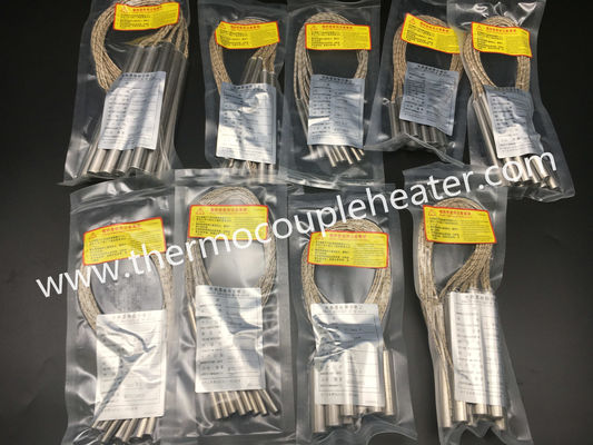 calentadores de acero inoxidables IP65 del cartucho de la envoltura 100W/cm2