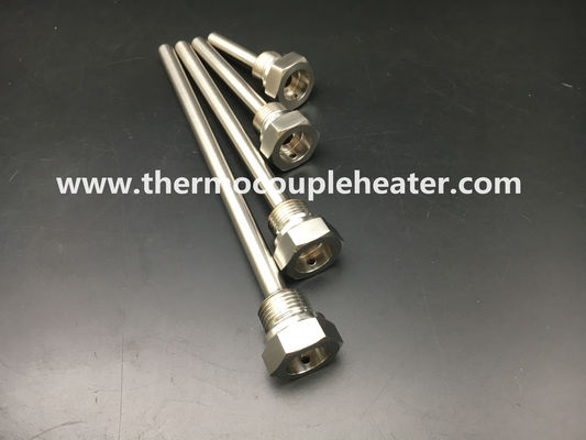 Termopar de soldadura Thermowell del hilo del reborde para la punta de prueba insertada del sensor de temperatura