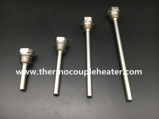 Termopar de soldadura Thermowell del hilo del reborde para la punta de prueba insertada del sensor de temperatura