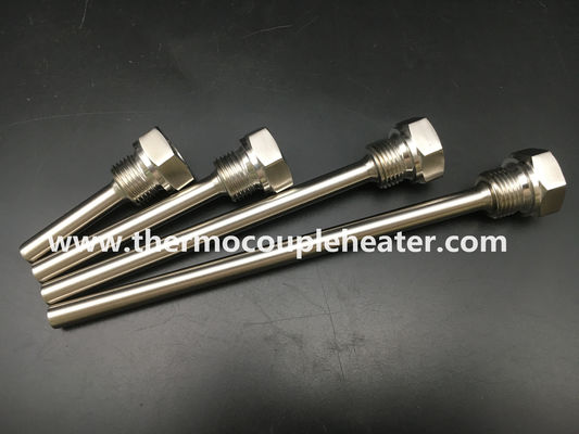 Termopar de soldadura Thermowell del hilo del reborde para la punta de prueba insertada del sensor de temperatura