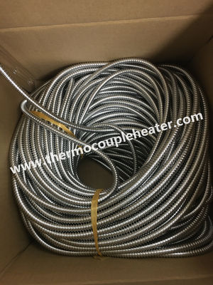 SUS304/321/316L roscó la manga acanalada de la manguera para la protección del cable