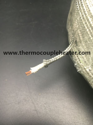 Fibra de vidrio da alta temperatura del cable aislada con Mesh Protection de acero inoxidable