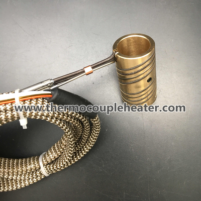 Diámetro de alambre de calefacción de cobre amarillo de Mini Tubular Resistor Coil Heater 1.8m m