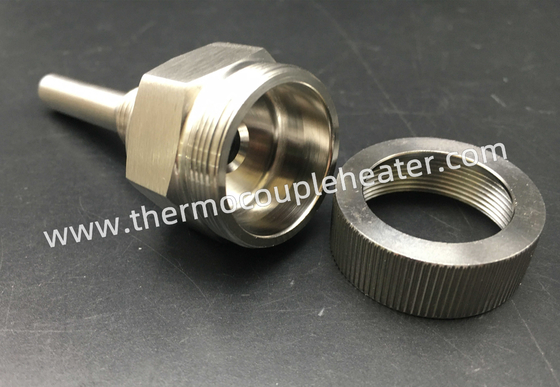 Tubo protector del sensor de temperatura de Thermowell del termopar del final que trabaja a máquina