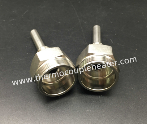 Tubo protector del sensor de temperatura de Thermowell del termopar del final que trabaja a máquina