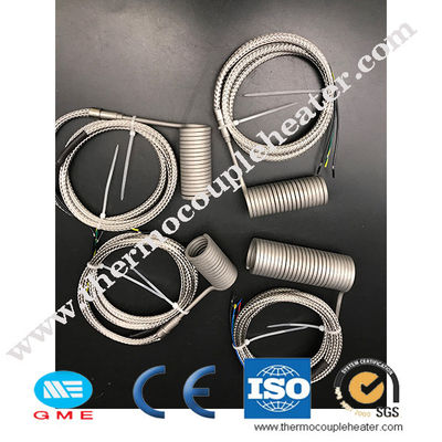 Calentador de bobina caliente del corredor de la primavera eléctrica con el termopar