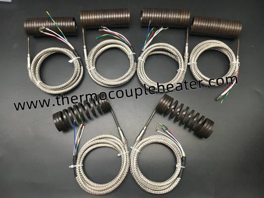 Espiral caliente Heater With Built In Thermocouple J del sistema del corredor