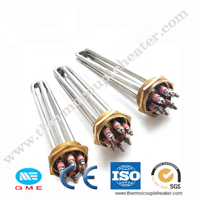 Inmersión eléctrica industrial Heater Heating Element del tornillo del agua de la bobina 3000 vatios