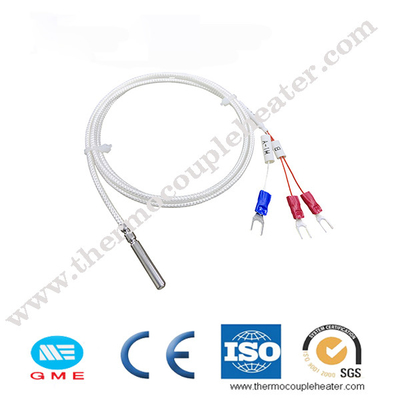 Prenda impermeable industrial de acero inoxidable Ip68 del sensor de termopar de la IDT Pt100 de la punta de prueba