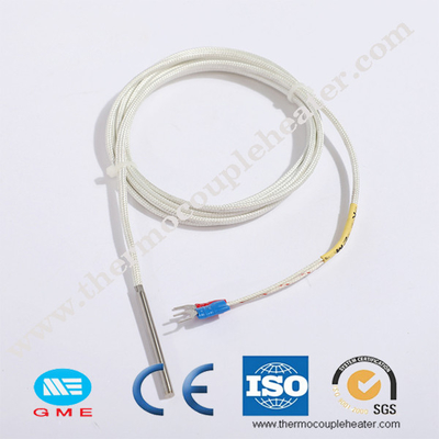 Prenda impermeable industrial de acero inoxidable Ip68 del sensor de termopar de la IDT Pt100 de la punta de prueba