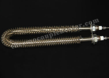 U forma el calentador de aire tubular tubular aletado calentador/500W-3000W del acero inoxidable