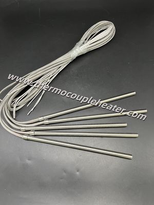 Calentador de cartucho antivibración con protección de cable trenzado de acero inoxidable