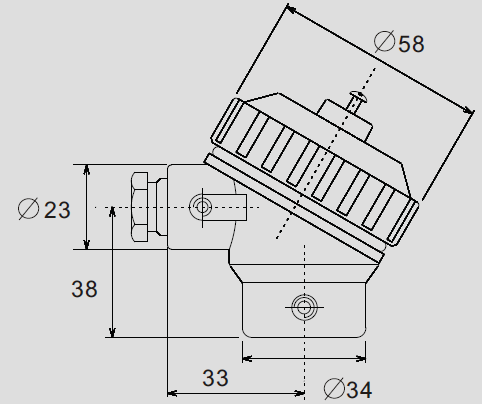 La conexión del termopar de KSY va a componentes del instrumento del control de la temperatura
