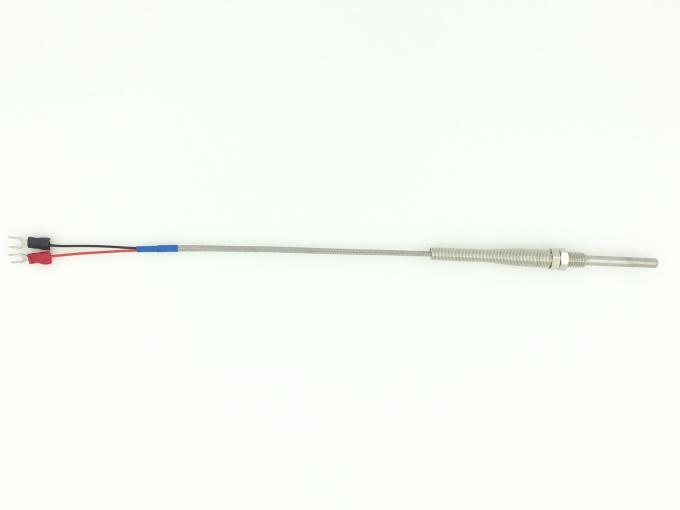 Punta de prueba de termopar flexible de la fibra de vidrio de Inconel 600 para el sensor de temperatura