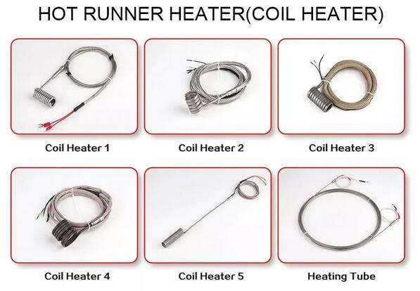 Calentadores de bobina de la primavera con el termopar modificado para requisitos particulares para el intercambio de calor de la boca