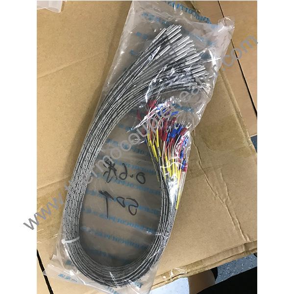 Proba de acero inoxidable Rtd Sensor de temperatura de tipo J, K PT100