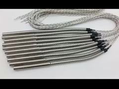 Calentadores de cartucho duraderos con protección de manguera de acero flexible