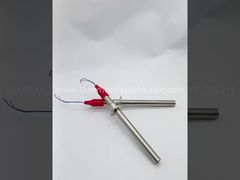 calentador de cartucho de acero inoxidable con termopar